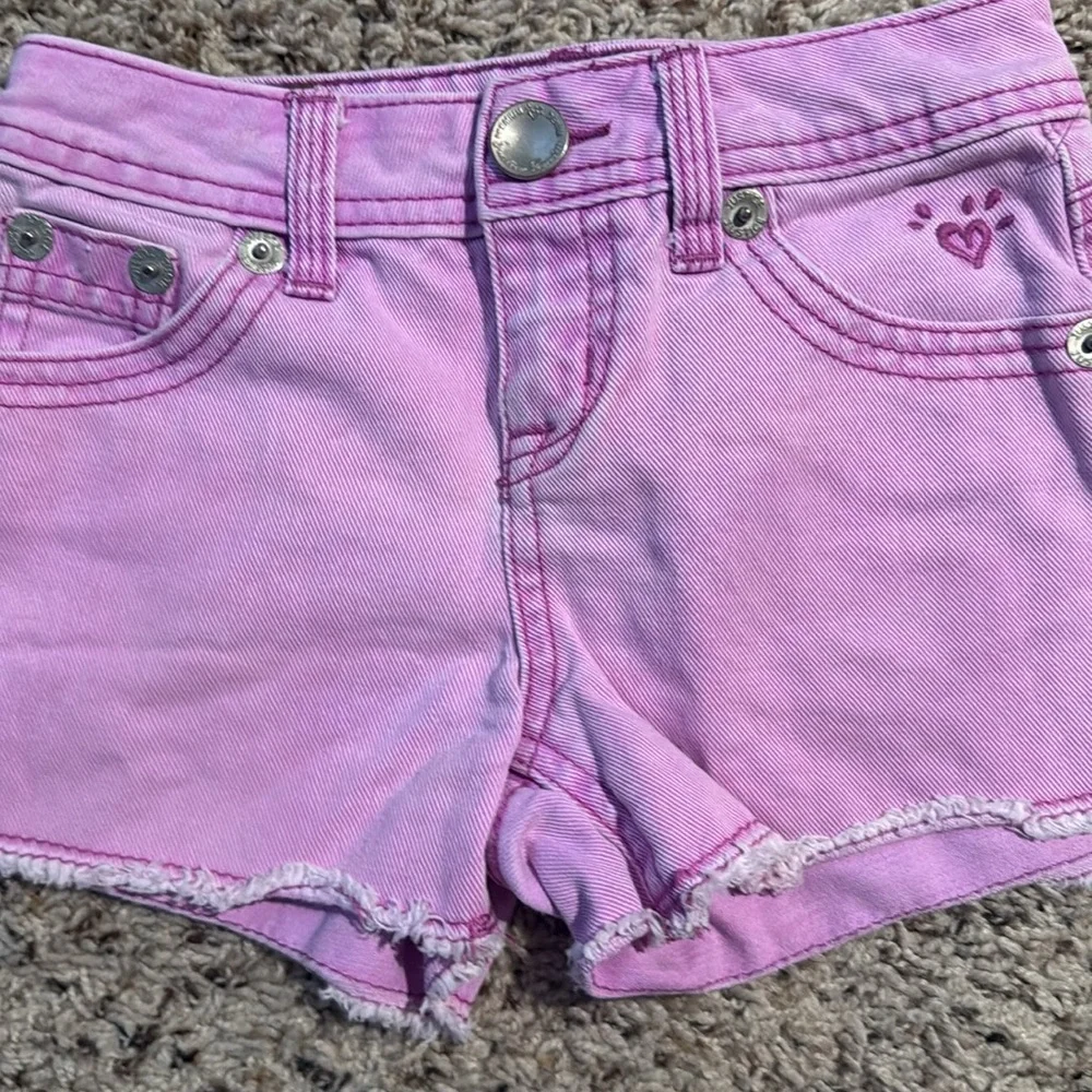 Girls size 6R pair of Justice shorts